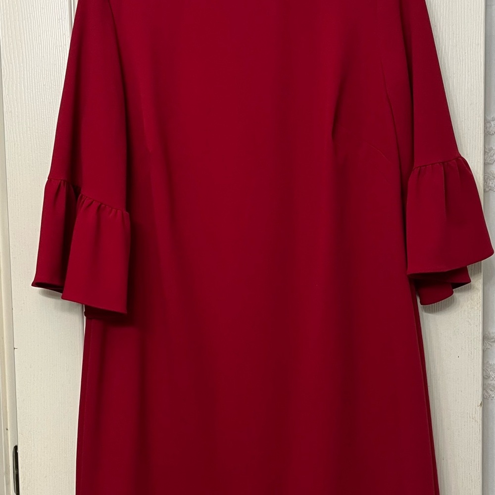 American Living Red Bell Sleeve Dress NWOT